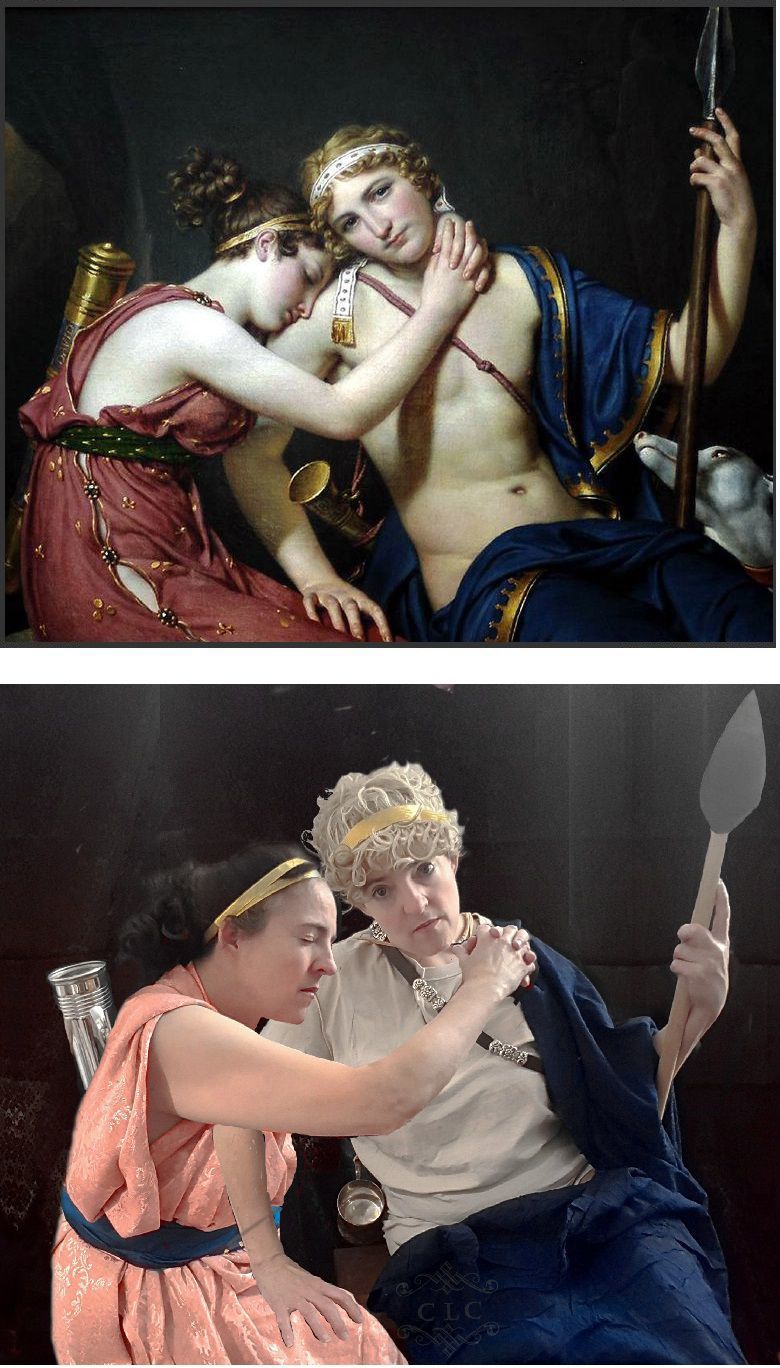 "The Farewell of Telemachus and Eucharis"